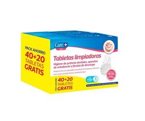 CARE+ PACK TABLETAS LIMPIADORAS 40+20 UNID