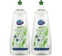 CARE + PROTECT Abrillantador para lavavajillas universal ECO+, hipoalergénico, facilita el secado rápido, brillo extra, sin halos, 500 ml (Paquete de 2)