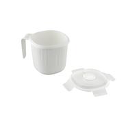 CARE + PROTECT Calentador de leche y sopa para microondas, recipiente ideal para cocinar o calentar alimentos líquidos, sin BPA, 0,7 l