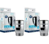 CARE + PROTECT Desincrustante Magnético para Lavadora y Lavavajillas, Universal, Elimina la cal y reduce el consumo, Paquete de 2 Imán