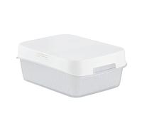 CARE + PROTECT Recipiente Alimentos con Filtro Carbón, 6.4 L, Blanco