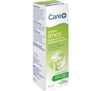 Care+ Spray limpiador de oídos para adultos y niños +2 años, previene y elimina tapones de cera en oídos, limpieza de cerumen, 15 ml