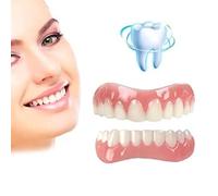 Care Spring Dientes De Carillas Cosméticas 1 Pare Kits Blanqueamiento Dientes, Dentaduras Postizas Perfecta Superior E Inferior, Carillas Dentales Ajustables Cubrir Dientes Picados Para Hombre & Mujer