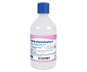 Care + Suero fisiológico, frasco con tapón Safety+ 500ML