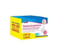 Care+ Tabletas Limpiadoras 40+20 uds
