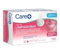 Care+ Tabletas Limpiadoras Prótesis y Férulas Dentales 30 uds