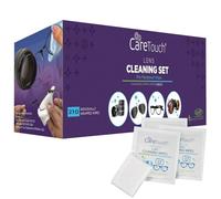 Care Touch Toallitas para lentes para lentes, 210 toallitas prehumedecidas envueltas individualmente, 5 x 6 pulgadas, limpiador para gafas, gafas de sol y pantallas, suaves y portátiles para la