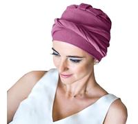CAREBELL Turbante Confort Bambú gorro oncológico para quimioterapia o alopecia (MALVA 14)