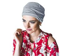 CAREBELL Turbante MAR/Ideal para Quimioterapia y Alopecia/Pieles Sensibles/Tejido de Bambú/Certificado Oeko-Tex/Básico y Cómodo/Hecho a Mano en España/Gris Perla 63