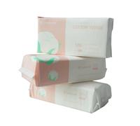 Careboree 300 toallitas húmedas ultra suaves y secas para bebé sin perfume multiusos de algodón puro (paquete de 3, 300 unidades)