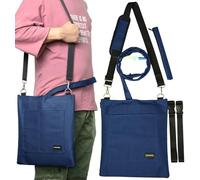 Caredgitz Soporte para bolsa de catéter de drenaje de orina, color azul acero