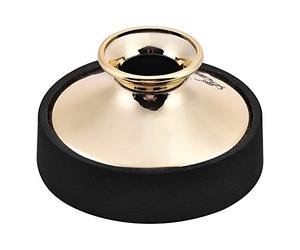 Caredy Mudo de saxofón Alto Silenciador de plástico Silenciador de saxofón Accesorio de eliminación de Ruido para saxofón Alto Ligero Plastic Sax Mute Saxophone Silencer(Oro)