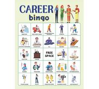 Career Bingo: 32-Player Jobs Themed Party Games for School Career Day, Preschool Classrooms, Career Exploration Activities