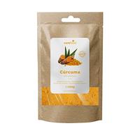 Carefood - Cúrcuma Ecológica en Polvo - Superfood Cúrcuma 100% Bio y Apta para Veganos - Superalimento Orgánico Ideal para Leche Dorada, Comidas, Condimentos y Desayunos - 200 g