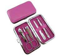CareforYou 7pcs/Set Nuevo Manicura Nail Clippers Pedicura Set Portátil Viaje Higiene Kit Acero Inoxidable Nail Cutter Tool Set (Blanco)