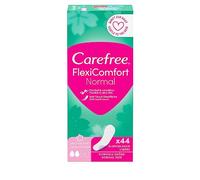 Carefree 44 unidades FlexiComfort Normal con ligero aroma, flexible y ultrafino para una sensación de frescor de larga duración, tamaño normal