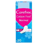 Carefree Cotton Feel sin Fragancia Salvaslip Absorbencia Normal 20 uds