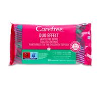 CAREFREE TOALLITAS ÍNTIMAS ALOE VERA 20 UNIDADES