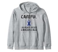 Careful, I Already Kicked Cancer's Ass, Cancer Survivor Can Sudadera con Capucha