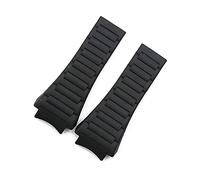 CAREG Correa de goma Accesorios de relojes impermeables deportivos al aire libre de los hombres compatibles con Porsche Design662 0p6750p6780 Correa mujer mira banda Durable(6620)