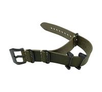 CAREG Crazy Horse Genuine Leather Watch Band Band and Adaptersls Compatible con Suunto Beater Compatible con Suunto ATRAVESAR Serie y herramienta Durable(Green)