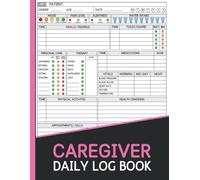 Caregiver Daily Log Book: A Complete Record for Tracking Vitals, Medications, Appointments, and Patient Care