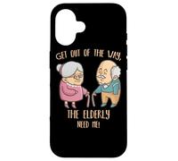 Caregiver Nurse Funny Elder People Retirement Home Nursing Carcasa para iPhone 16