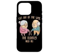 Caregiver Nurse Funny Elder People Retirement Home Nursing Carcasa para iPhone 16 Pro