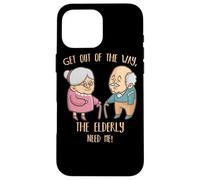 Caregiver Nurse Funny Elder People Retirement Home Nursing Carcasa para iPhone 16 Pro MAX