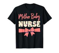 Caregivers Bow Mother Baby Nurse Camiseta
