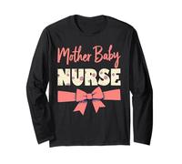 Caregivers Bow Mother Baby Nurse Manga Larga
