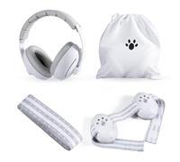 Carehabi 2 en 1 Cascos Antiruido para Bebé,Protectores Auditivos para Bebés Previene La Pérdida De Audición Las Orejeras Son Ligeras Y Suaves,Por Lo Que Son Ideales Para El Uso Diario Y para Llevar.