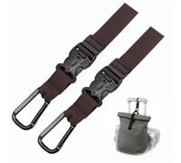 Carehabi 2 piezas de ganchos para maletas y accesorios de viaje para maletas, mochilas y cochecitos