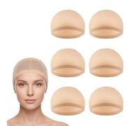 Carehabi 6 Piezas Gorros para Peluca Redecilla Pelo Casquillos Peluca de Nylon Elástico y Transpirable Bandas para Peluca Gorro de Pelucas Unisex para Mujeres y Hombres