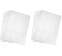 CareHabi - 630 Fundas para Cartas, 35 Páginas Doble Cara Funda Carta Transparentes 11 Agujeros, Album Collection Trading Card Sleeves para Pokémon, Baloncesto, Fútbol Tarjetas (Paquete de 2)