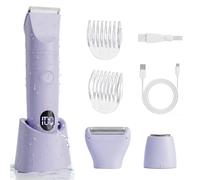 Carehabi Afeitadora Eléctrica para Mujer Depiladora Electrica Mujer Recortadora Femenina Electrica Impermeable Impermeable IPX6 para Bikini Axilas Piernas
