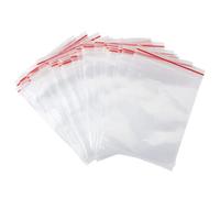 Carehabi Bolsas Transparentes con Cremallera - Reutilizable - 100 Unidades - 10 x 15 cm - Material Polietileno (PE) - Cierre con Cremallera - Ideal para Almacenamiento de Diferentes Contenidos