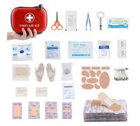 Carehabi Botiquín de Primeros Auxilios 2026, 114 Piezas Kit de Primeiros Socorros Completo, Mini Kit de Emergencia para Viaje, Camping, Montaña, Bolsa de Supervivencia & First Aid Kit