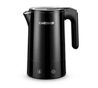 Carehabi Hervidor de agua de 1,7 litros con ajuste de temperatura, selección de temperatura, 40 - 100 °C, 2200 W, hervidor eléctrico rápido