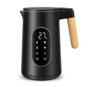 Carehabi Hervidor de Agua Electrico 1,7 Litros 2200 W Hervidor Eléctrico Acero Inoxidable 40°C a 100°C Tetera Electrica LED Indicador Digital de Temperatura