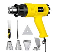 Carehabi Pistola de Calor 2000W,Pistola Aire Caliente 50℃- 600℃ Control de Temperatura,Decapador Térmico Protección,con Protección de Sobrecarga y Ideal para Manualidades