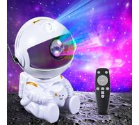 Carehabi Proyector Estrellas Astronauta LED Astronauta Proyector Galaxy Luz Nocturna Infantil Rotación 360° y Mando a Distancia Para Decoracion Habitacion, Fiestas