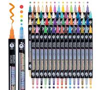 Carehabi Rotuladores Pintura Acrilica de 60 Colores,Lápices acrílicos,Rotuladores para vidrio, Madera, Lienzo, Cerámica, Navidad, manualidades, Pascua, Manualidades
