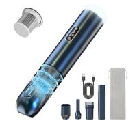 Aspiradora de Mano, Mini aspiradora para Coche, 18000 pa, con Fuerte Fuerza de succión de 3 Marchas, Potente aspiradora para Coche, aspiradora Fuerte con Lavable, Filtro Hepa para Coche, casa y