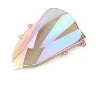 Carenabris Accesorios para Parabrisas De Burbuja De Doble Capa para YZF-R15 V3 2017 2018 2019 2020 Parabrisas de Motocicleta(White Iridium)