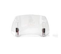 Carenabris Alerón de Pantalla Ajustable Universal, extensión de Aire, alerón de Parabrisas, Deflector de Viento Cupula Moto(B Transparent)