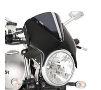 Carenabris Compatible para Triumph Bonneville T120 Puig Vision Ahumado Oscuro