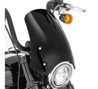 Carenabris / Cupula para chopper y cruiser universal FB2 negro
