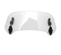 Carenabris Deflector de Parabrisas con Abrazadera y extensión Ajustable para Suzuki, Universal para Motocicletas(S)