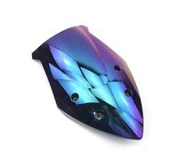 Carenabris Doble Burbuja para Suzuki GSXS1000F GSX S 1000F GSXS 1000 GSXS1000 GSX S1000F 2015-2017 Parabrisas(Iridium)